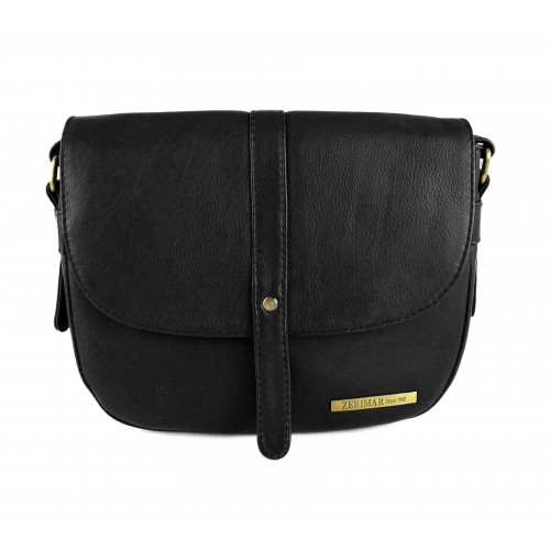 Borsa con patta in pelle 21x25x7 cm CLOSET Zerimar - 16