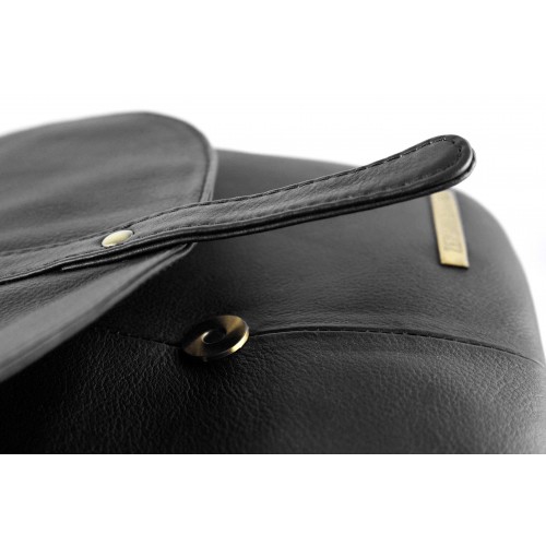 Borsa con patta in pelle 21x25x7 cm CLOSET Zerimar - 17