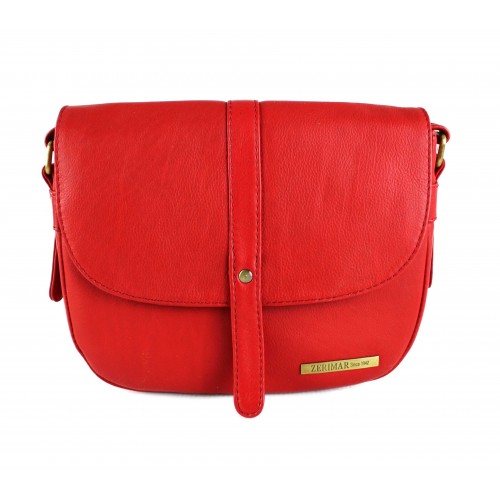 Borsa con patta in pelle 21x25x7 cm CLOSET Zerimar - 21