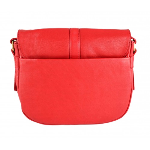 Borsa con patta in pelle 21x25x7 cm CLOSET Zerimar - 23