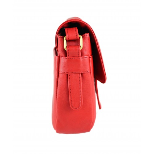 Borsa con patta in pelle 21x25x7 cm CLOSET Zerimar - 24