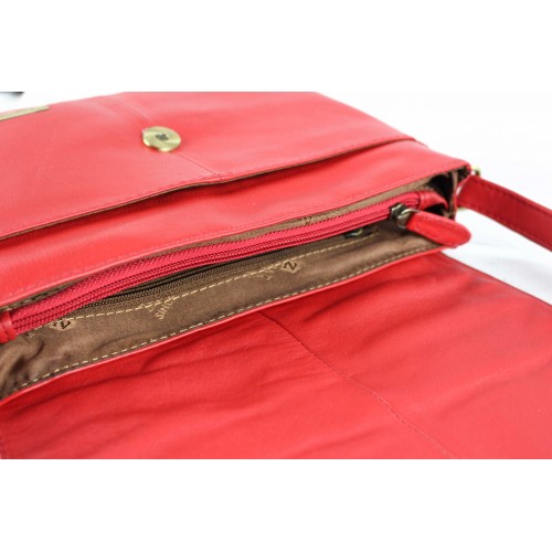 Borsa con patta in pelle 21x25x7 cm CLOSET Zerimar - 25