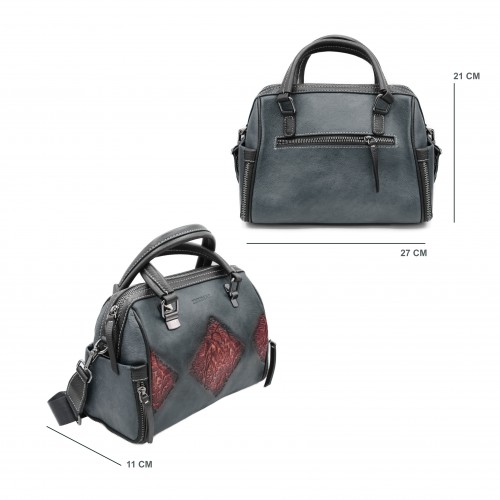 Borsa in pelle a doppio...