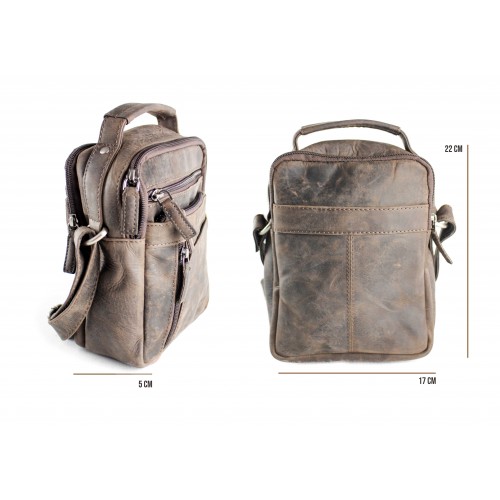 Borsa a tracolla in pelle...