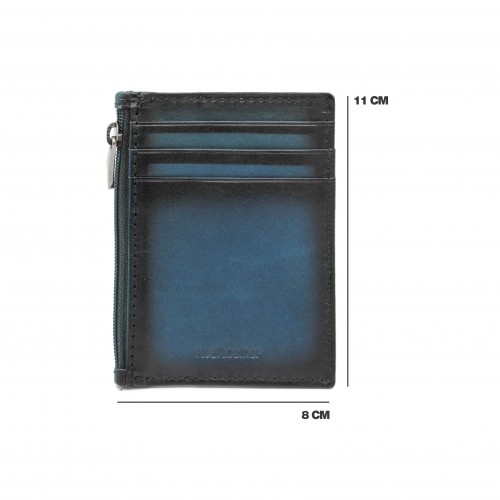 Porta carte in pelle con...