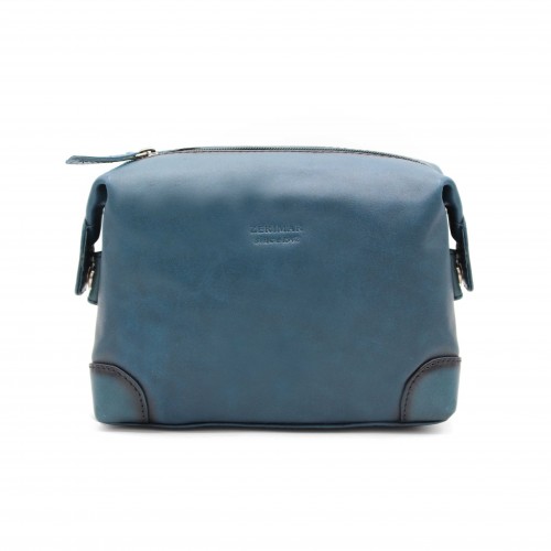 Borsa da toilette in pelle...