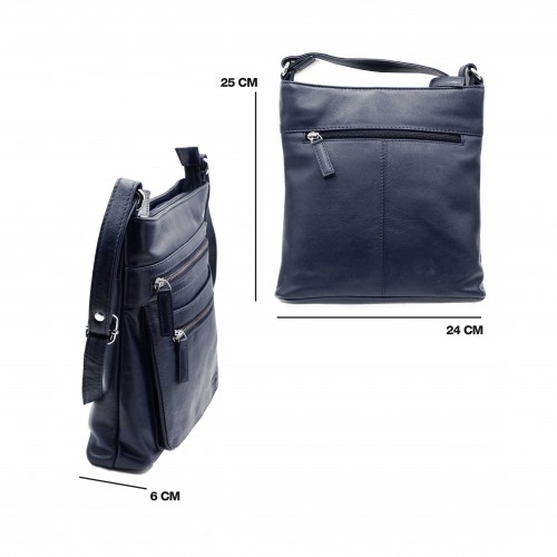 Borsa a tracolla in pelle...