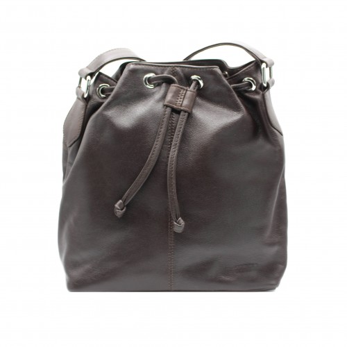 Borsa in pelle con manico...
