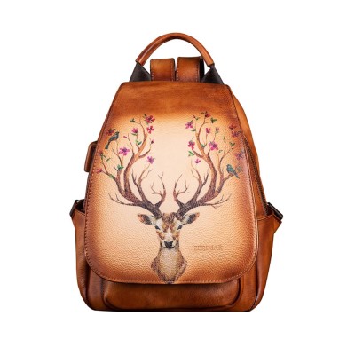 Zaino in pelle 32x22x12 cm...