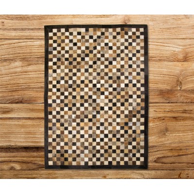 Tappeto in pelle 180x120 cm CHESS Zerimar - 2