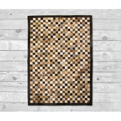 Tappeto in pelle 180x120 cm CHESS Zerimar - 3