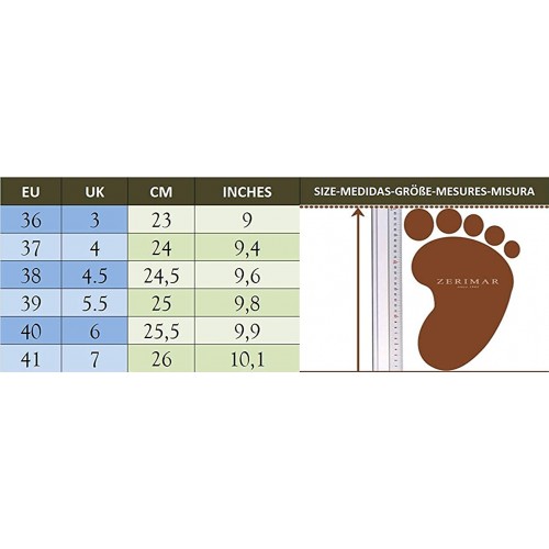 Sandali da donna per trekking o trekking in pelle Zerimar - 42