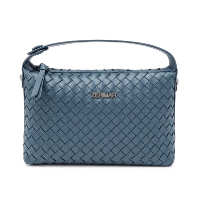 Borsa in pelle intrecciata...