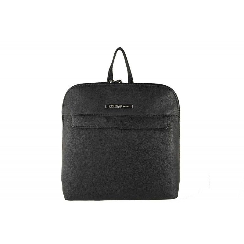 Zaino da donna casual in pelle stile casual 25x24x6 cm Zerimar - 3