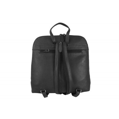 Zaino da donna casual in pelle stile casual 25x24x6 cm Zerimar - 4