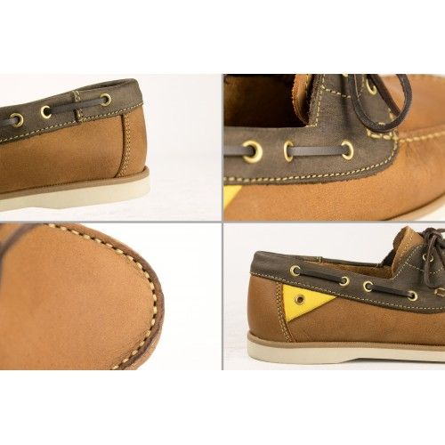 Scarpe da barca estive da uomo in pelle Zerimar - 3