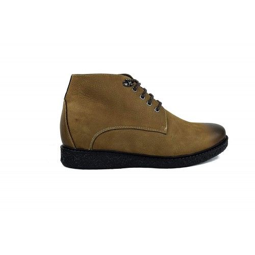 Stivali da uomo in pelle con rialzi interni aumentano di 6 cm Zerimar - 7
