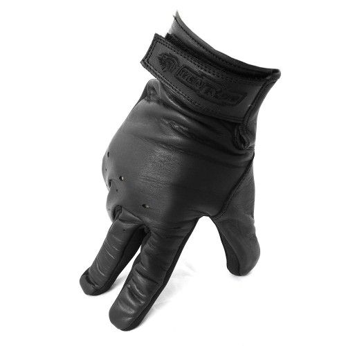 Guanto da moto in pelle naturale con chiusura in velcro Kenrod - 1