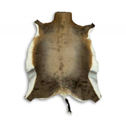 Tappeto in pelle Blesbok naturale africana 100x70 cm Zerimar - 1