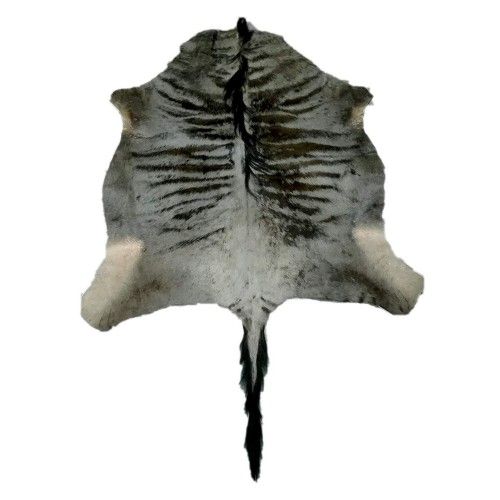 Tappeto gnu africano naturale 155x140 cm Zerimar - 1