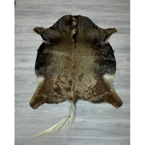 Tappeto gnu africano naturale 150x115 cm Zerimar - 2