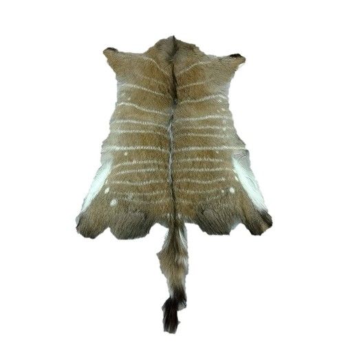 Tappeto in pelle Nyala africana 90x75 cm Zerimar - 1