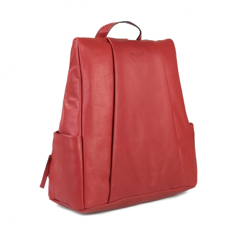Zaino in pelle naturale con chiusura posteriore antifurto Zerimar - 15