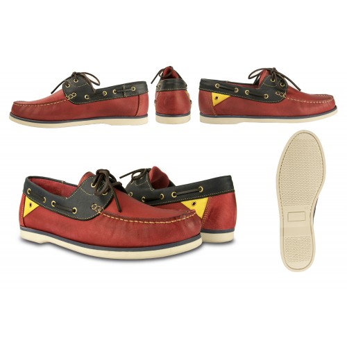 Scarpe da barca estive da uomo in pelle Zerimar - 9