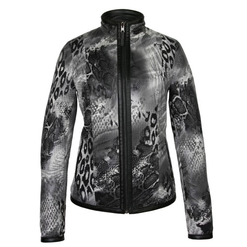 Giacca corta reversibile in pelle con zip Zerimar - 11