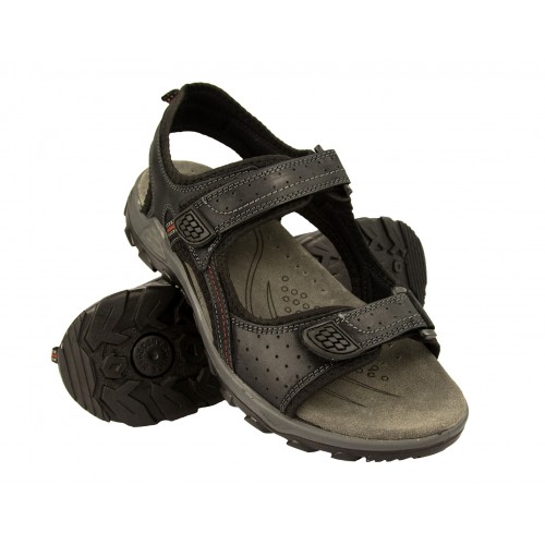 Sandali MOUNTAIN in pelle con chiusura in velcro Zerimar - 8