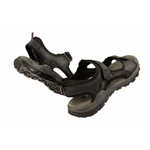 Sandali MOUNTAIN in pelle con chiusura in velcro Zerimar - 10